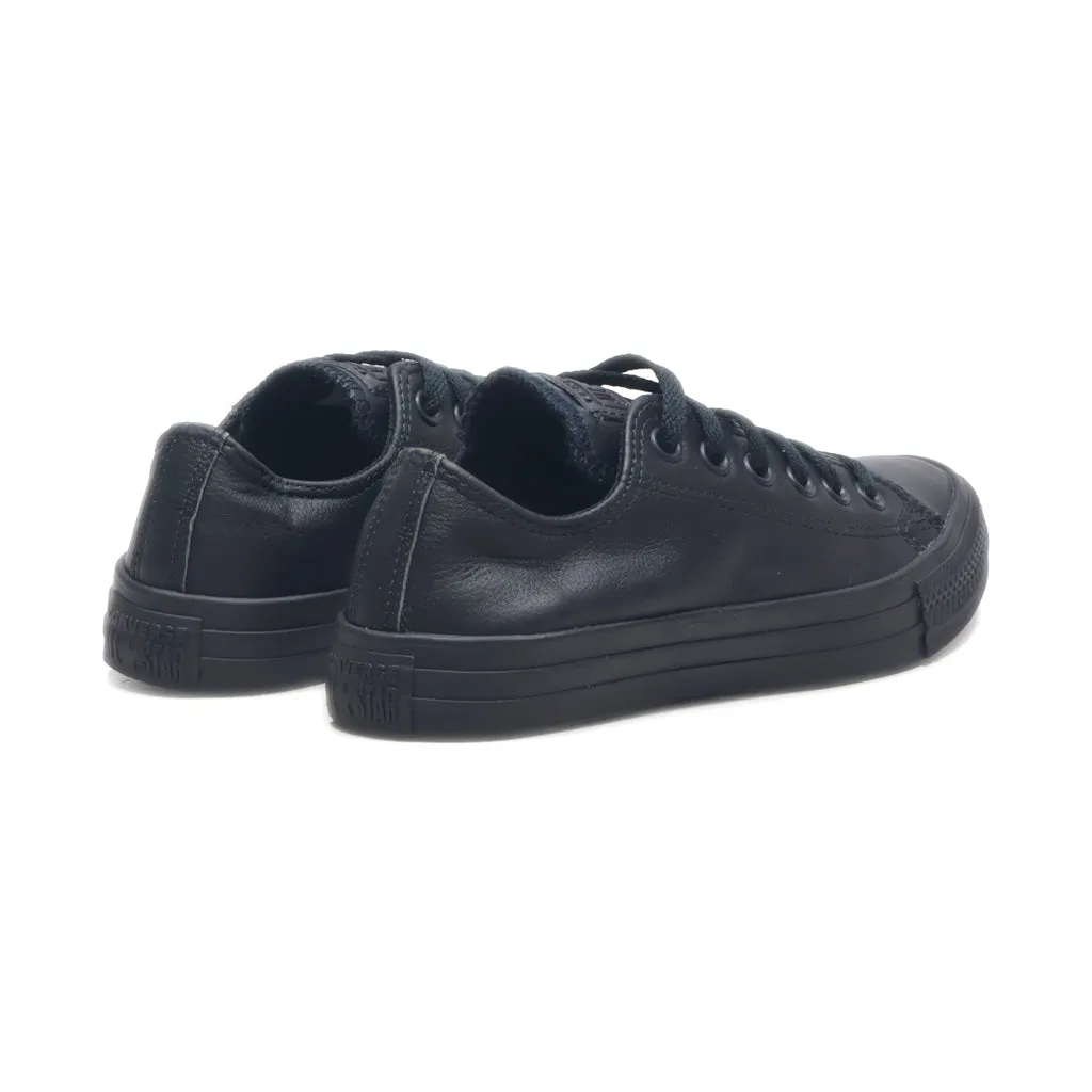 Converse Chuk Tylor Low-Top Sneakers Leather Black Colour For Men