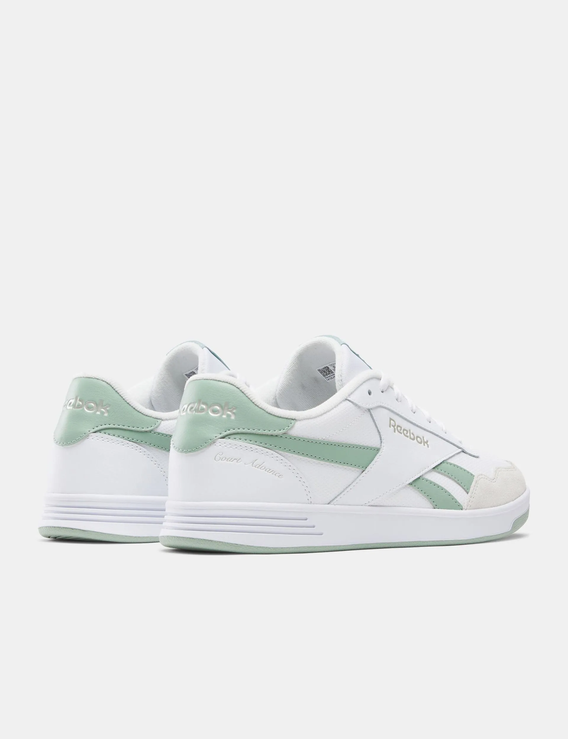 Court Advance Shoes - White/Hybrid Green/Barely Grey