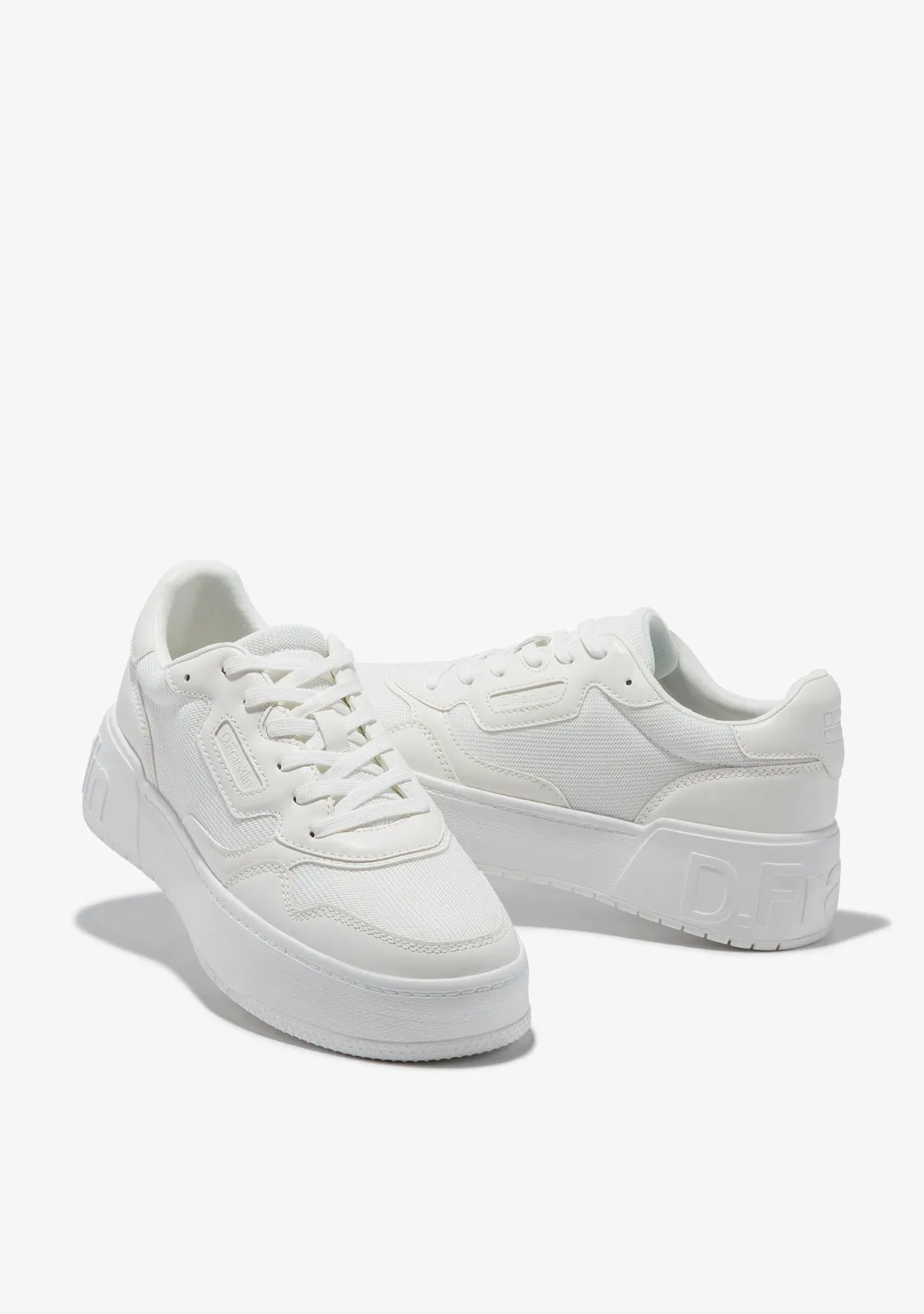 Court Basic Mesh Full White