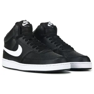 Court Vision Nike Men's Mid-Length Sneakers, Black