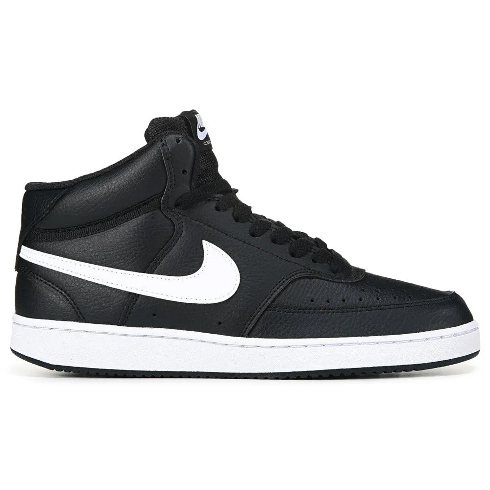 Court Vision Nike Men's Mid-Length Sneakers, Black