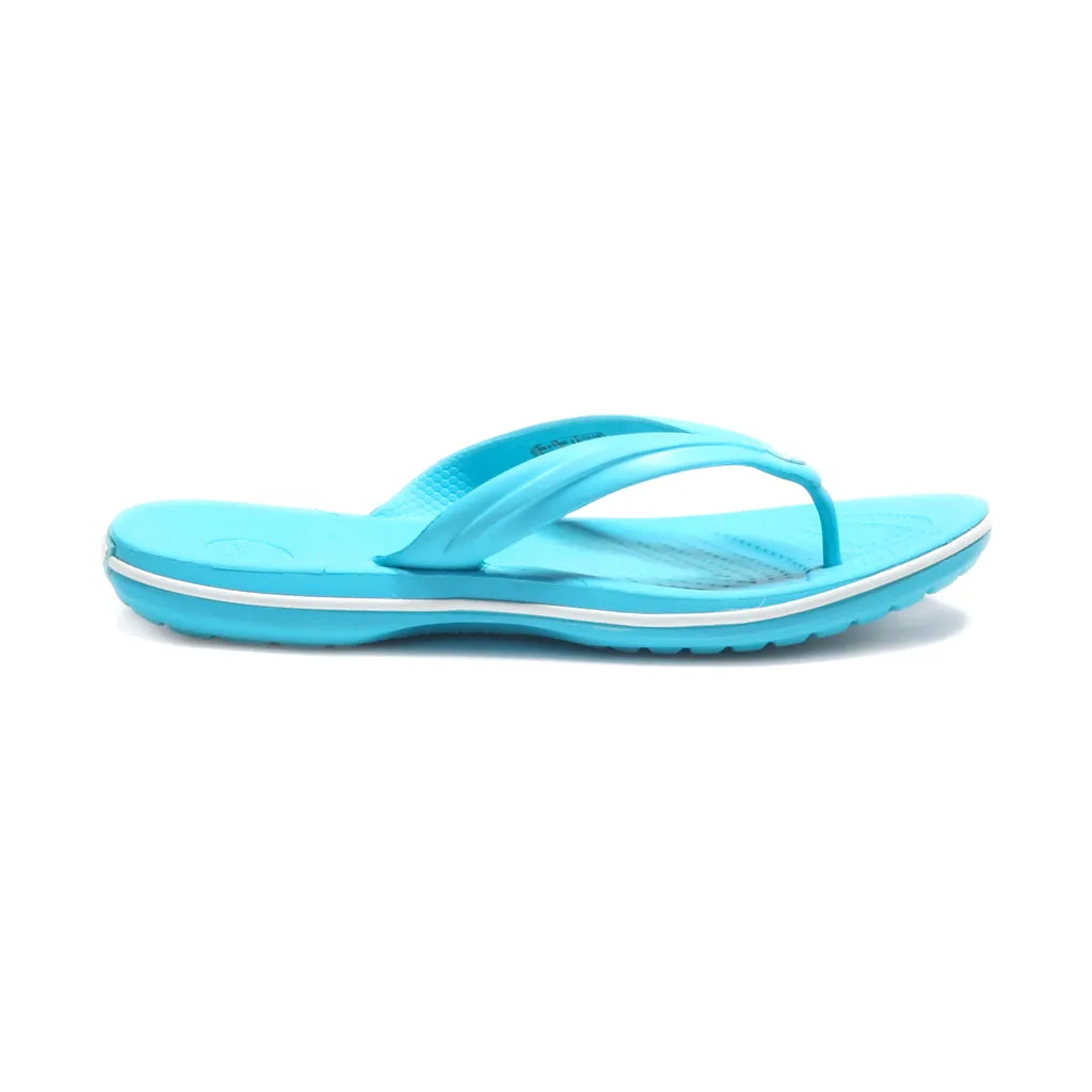 Crocs Flat Sandals Eva Blue Colour For Women