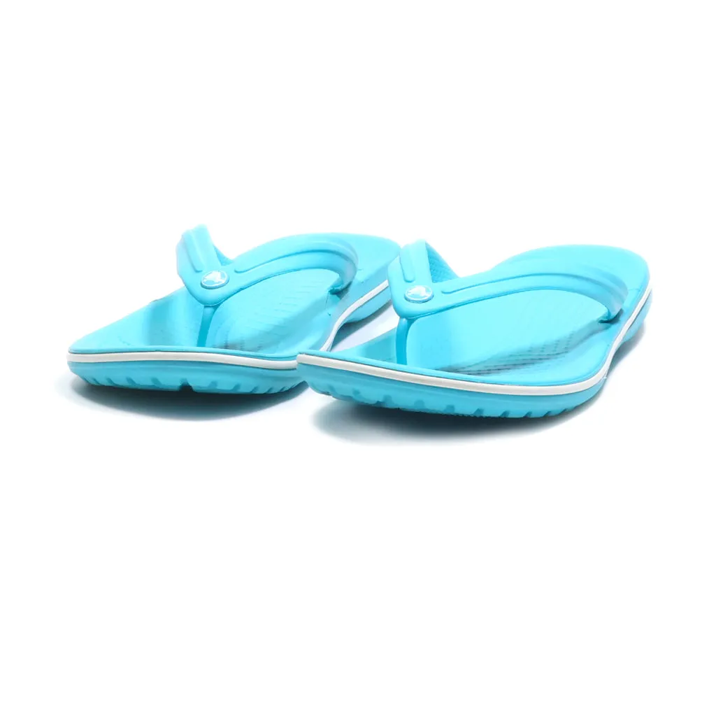 Crocs Flat Sandals Eva Blue Colour For Women