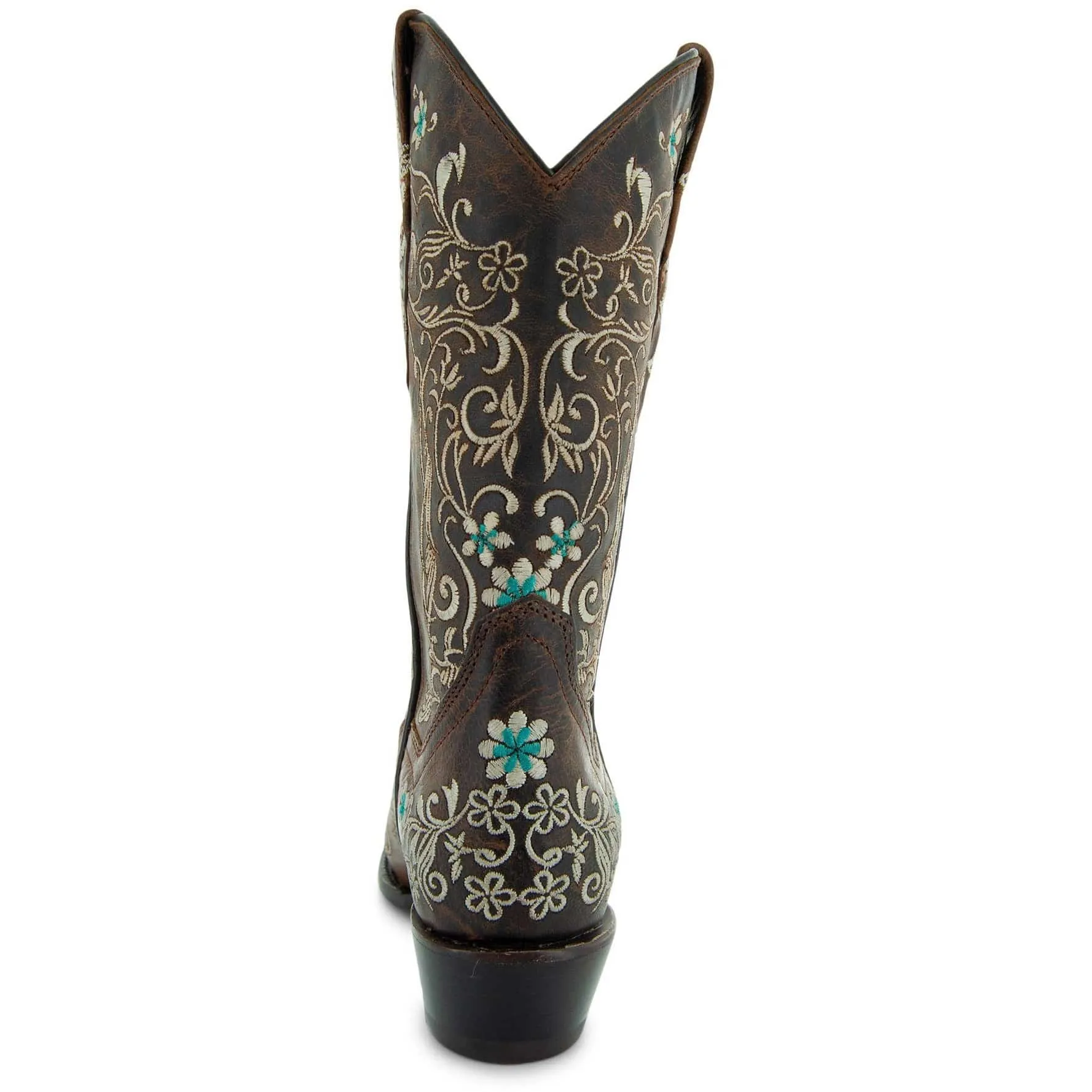 Dahlia Women's Vintage Floral Embroidered Cowgirl Boots M50042