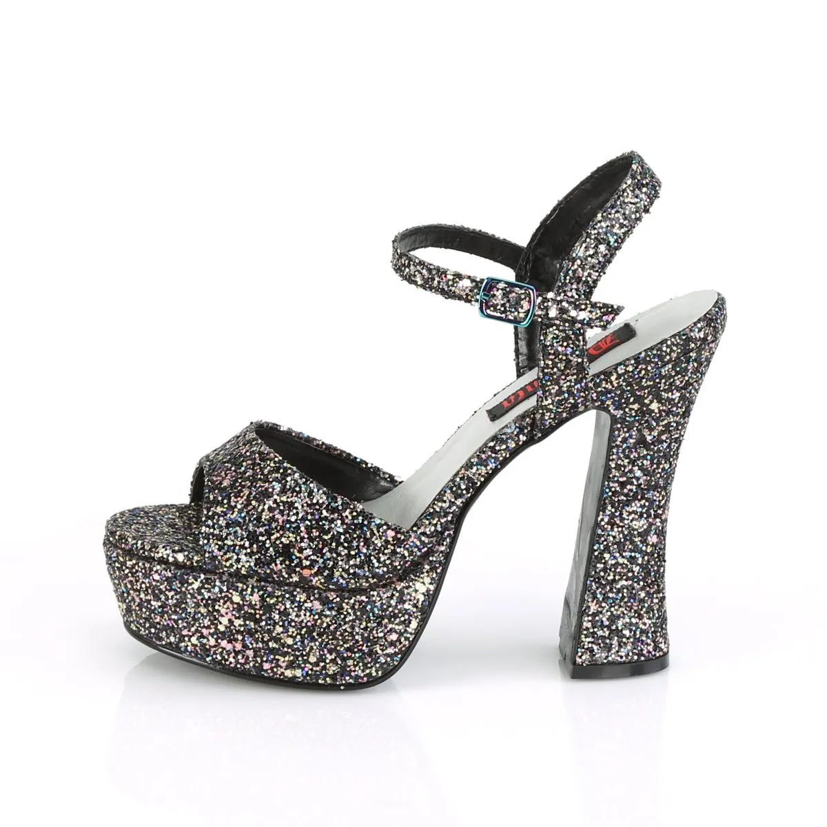 Demonia DOLLY-09 | Black Glitter Sandals