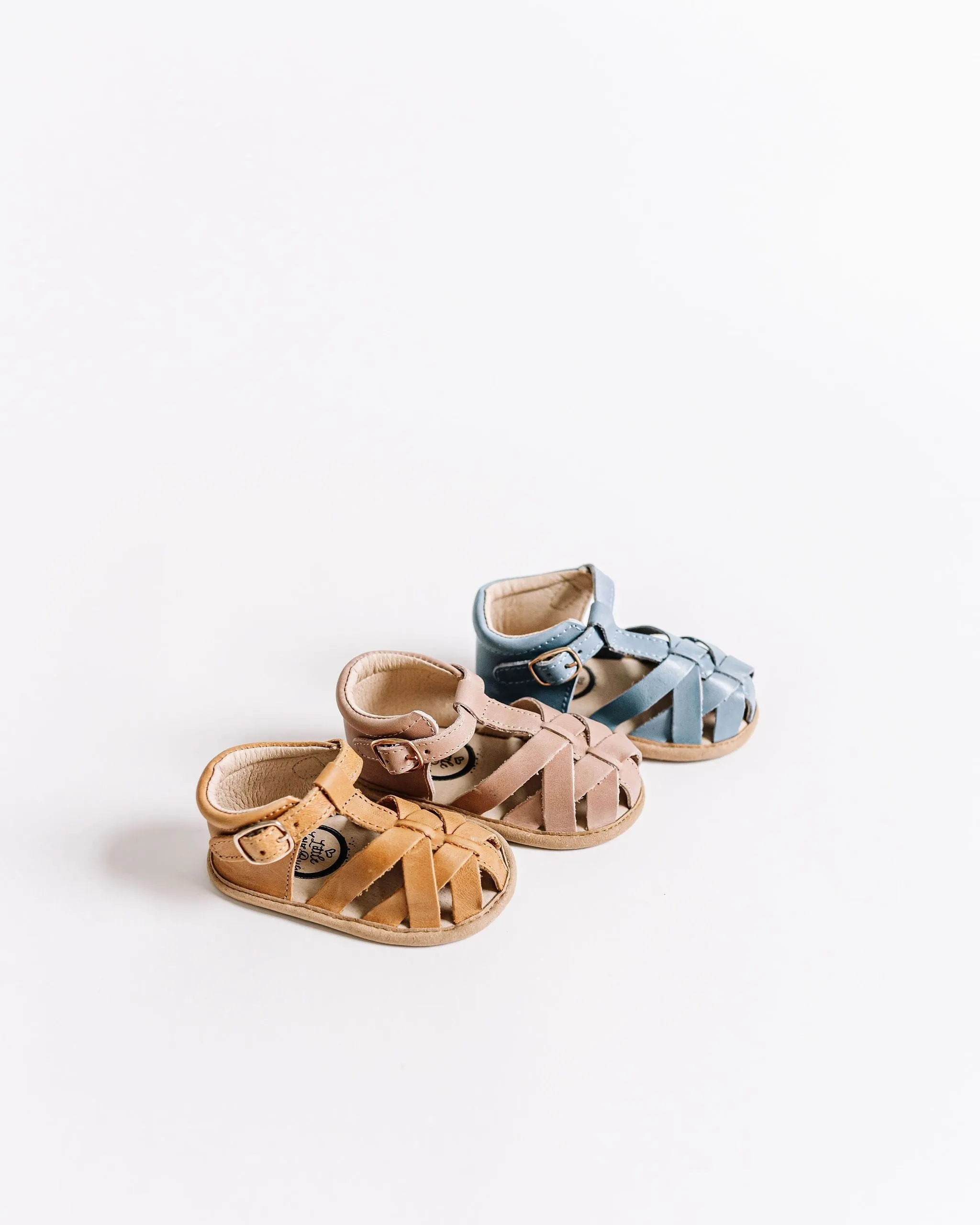 Desert Sand Closed Toe Sandal {Premium Leather}