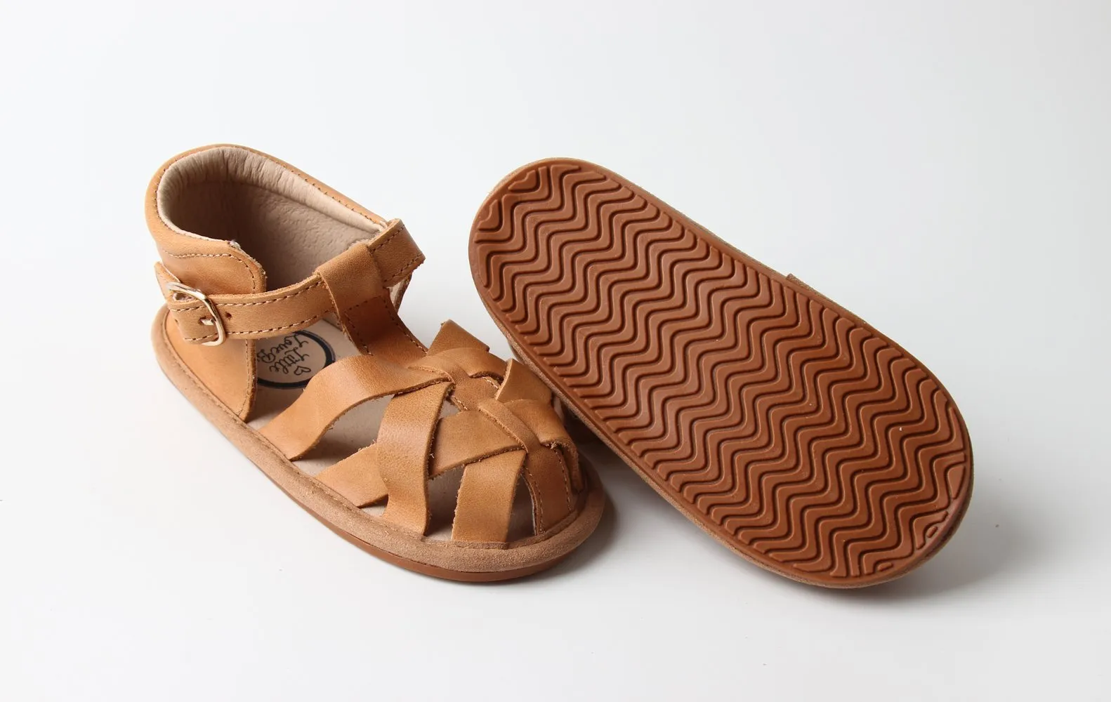 Desert Sand Closed Toe Sandal {Premium Leather}