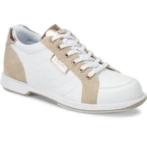 Dexter Womens Groove IV Bowling Shoes Wide White/Rose/Gold