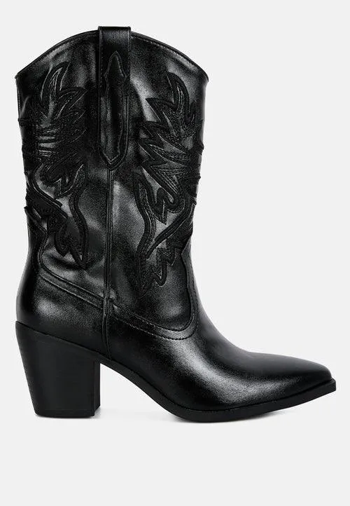 dixom western cowboy ankle boots