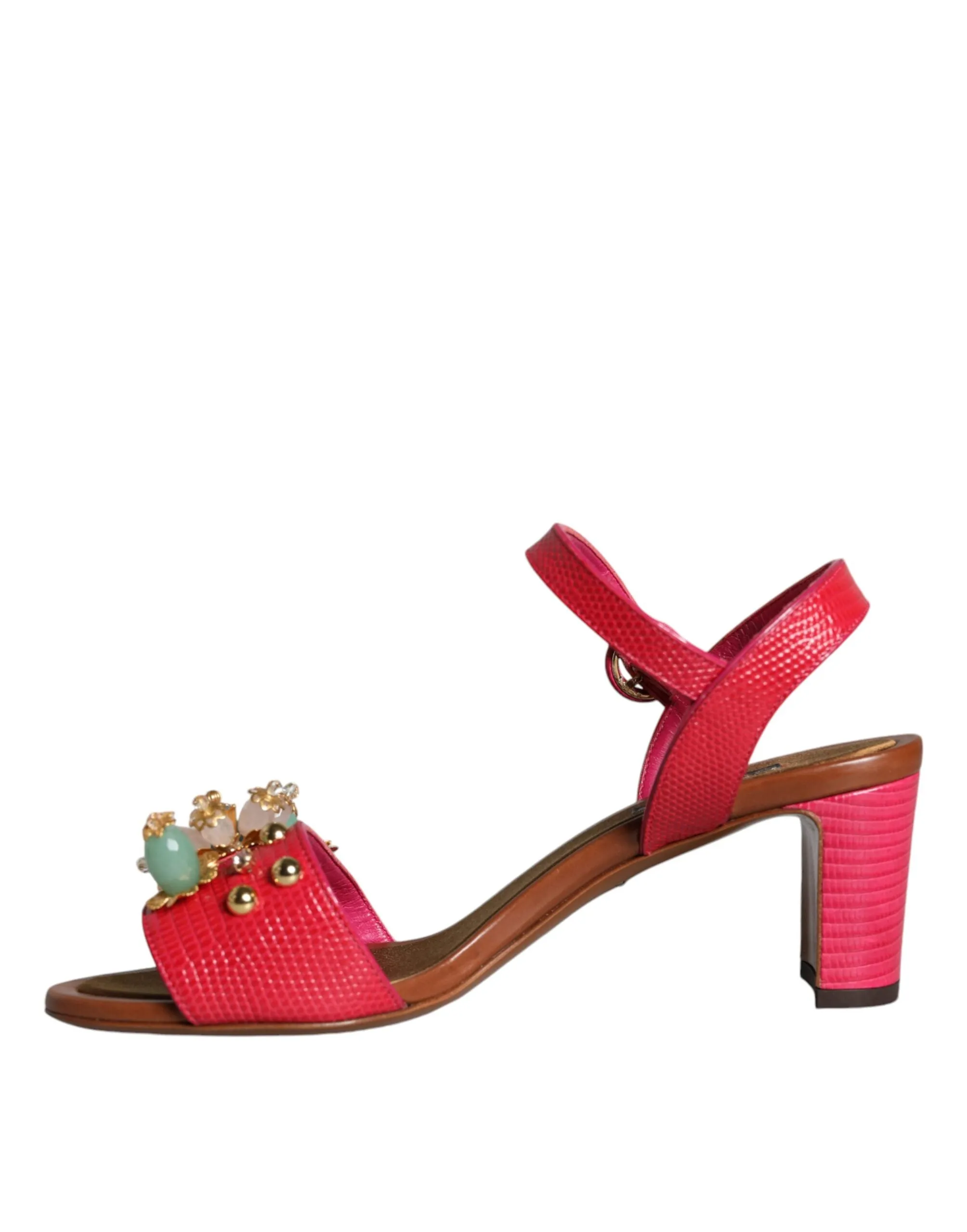 Dolce & Gabbana Embellished Keira Buckle Sandals