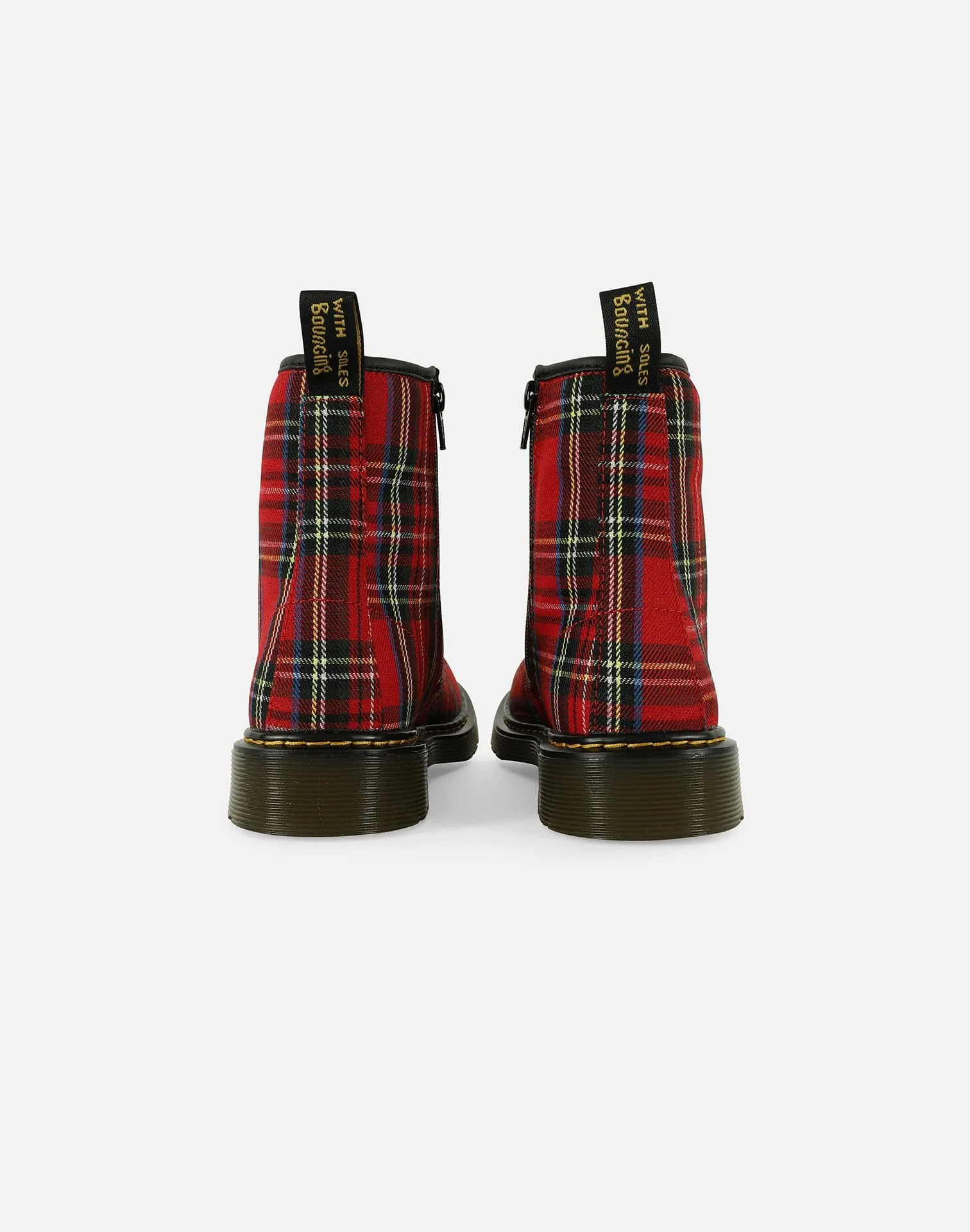 Dr. Martens 1460 STEWART TARTAN PLAID BOOTS GRADE-SCHOOL