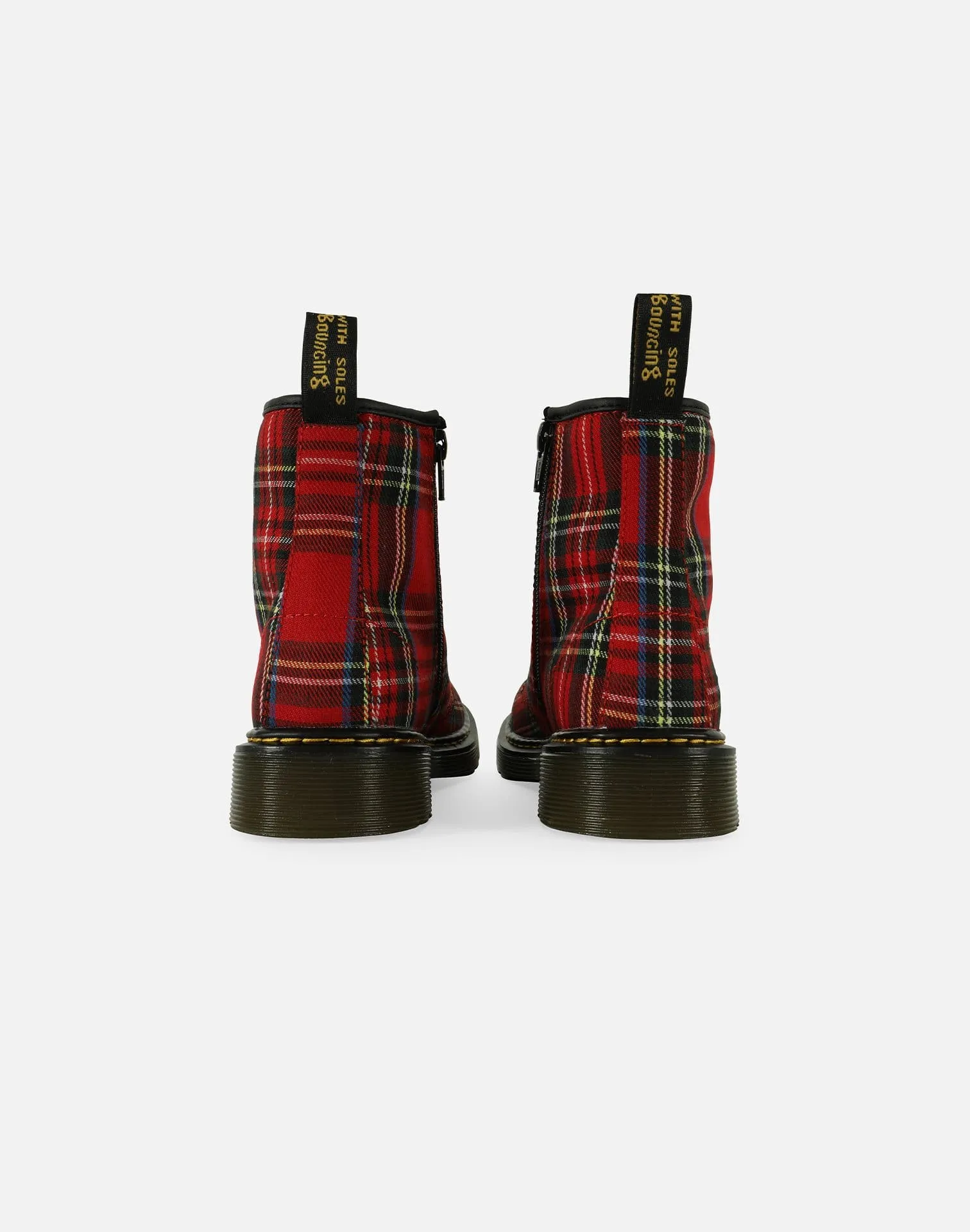 Dr. Martens 1460 Stewart Tartan Plaid Boots Pre-School