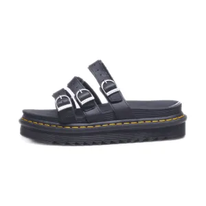 Dr. Martens Blaire Platform Sandals Leather Black Colour For Women