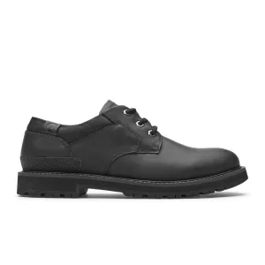 Dunham Byrne Plain Toe Oxford (Men) - Black Leather