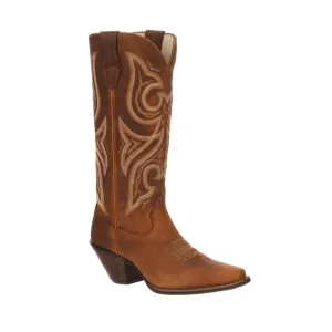 Durango Crush Women's Tan Jealousy Western Boots Rd3514 In Distressed Cognac