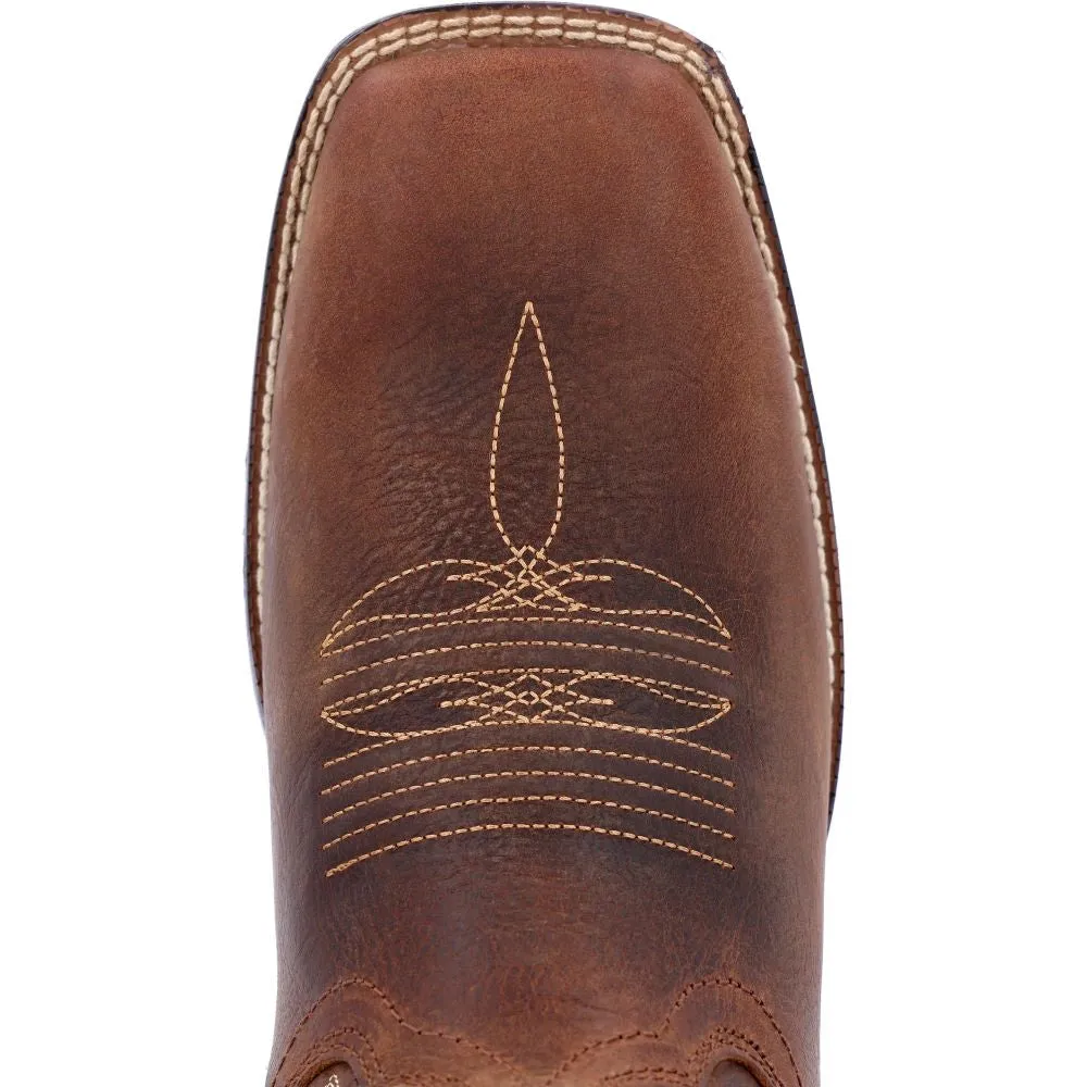 'Durango' Men's 11" Westward Western Square Toe - Prairie Brown