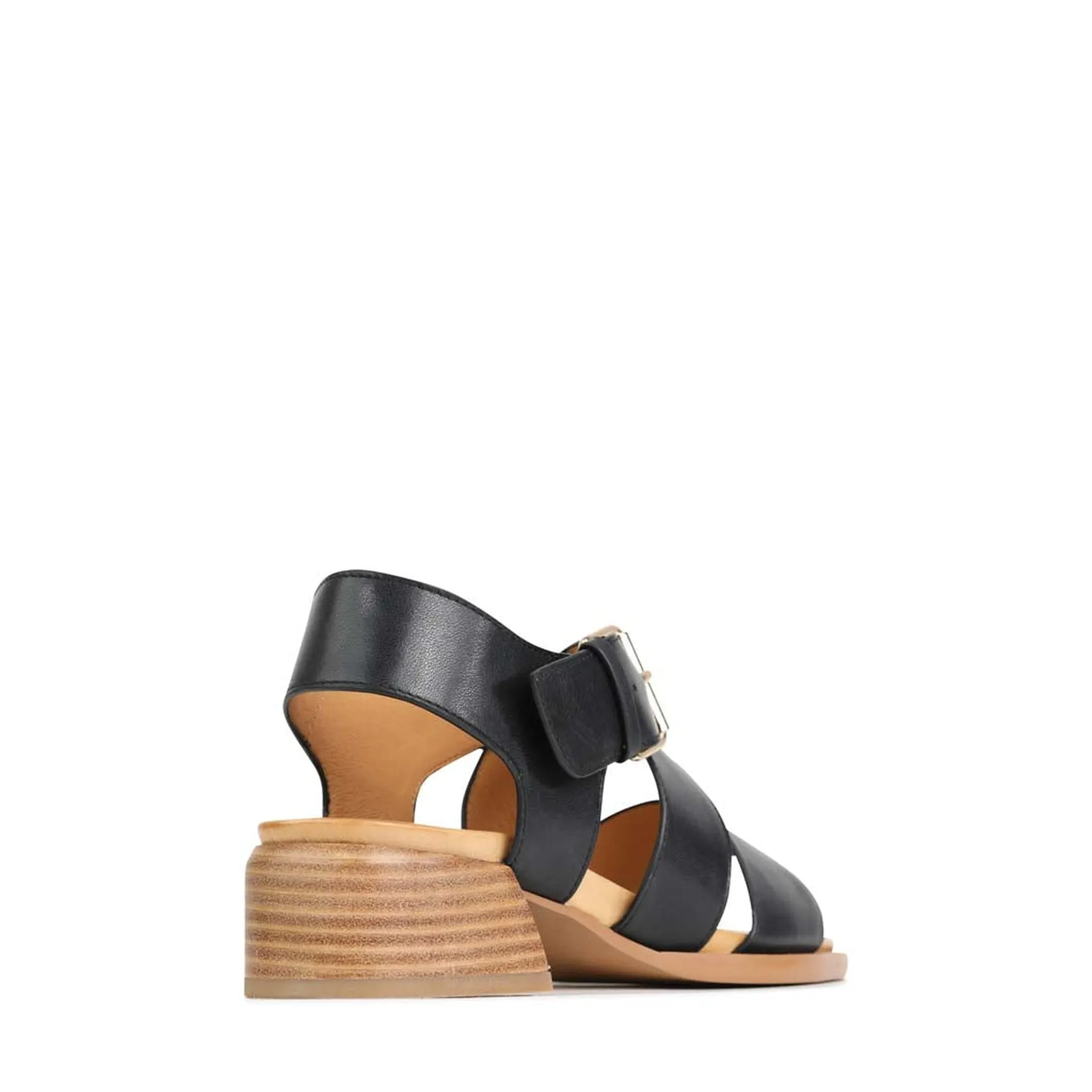 ELLI LEATHER ANKLE STRAP SANDALS