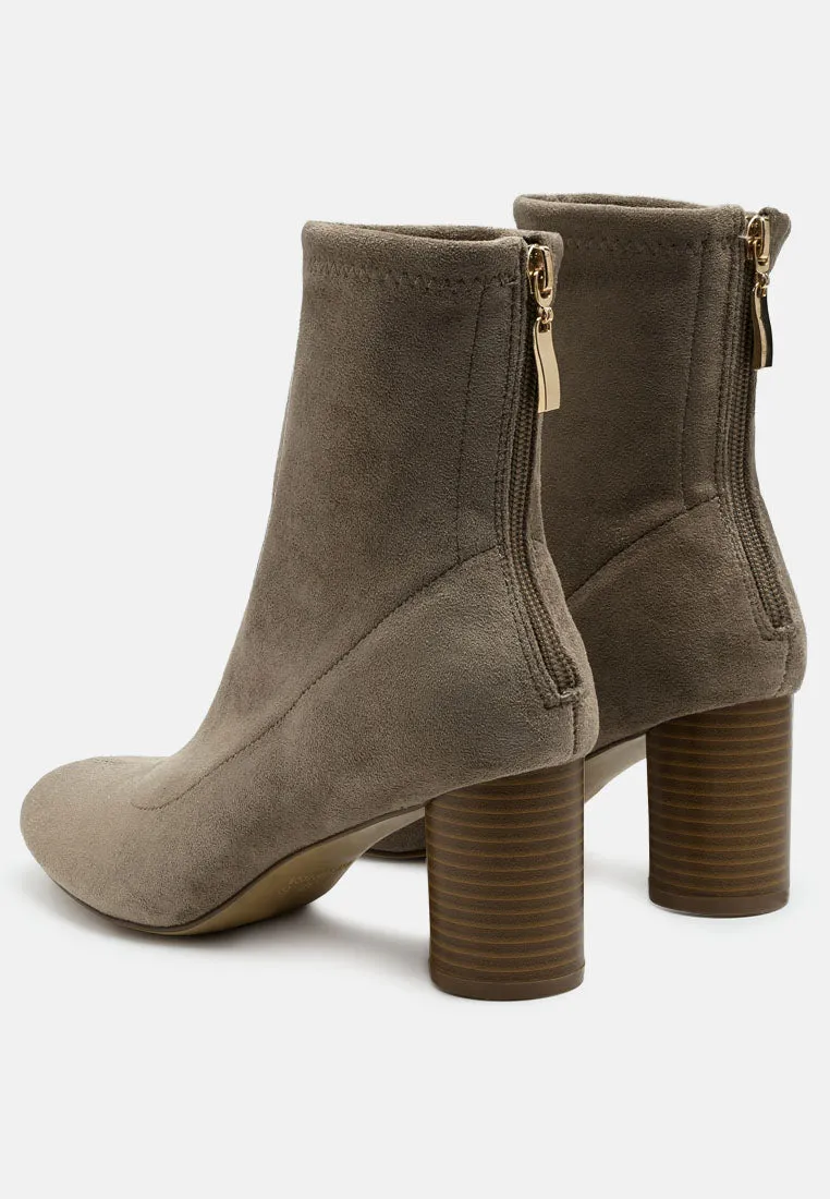 Emerson Micro Suede Ankle Boots