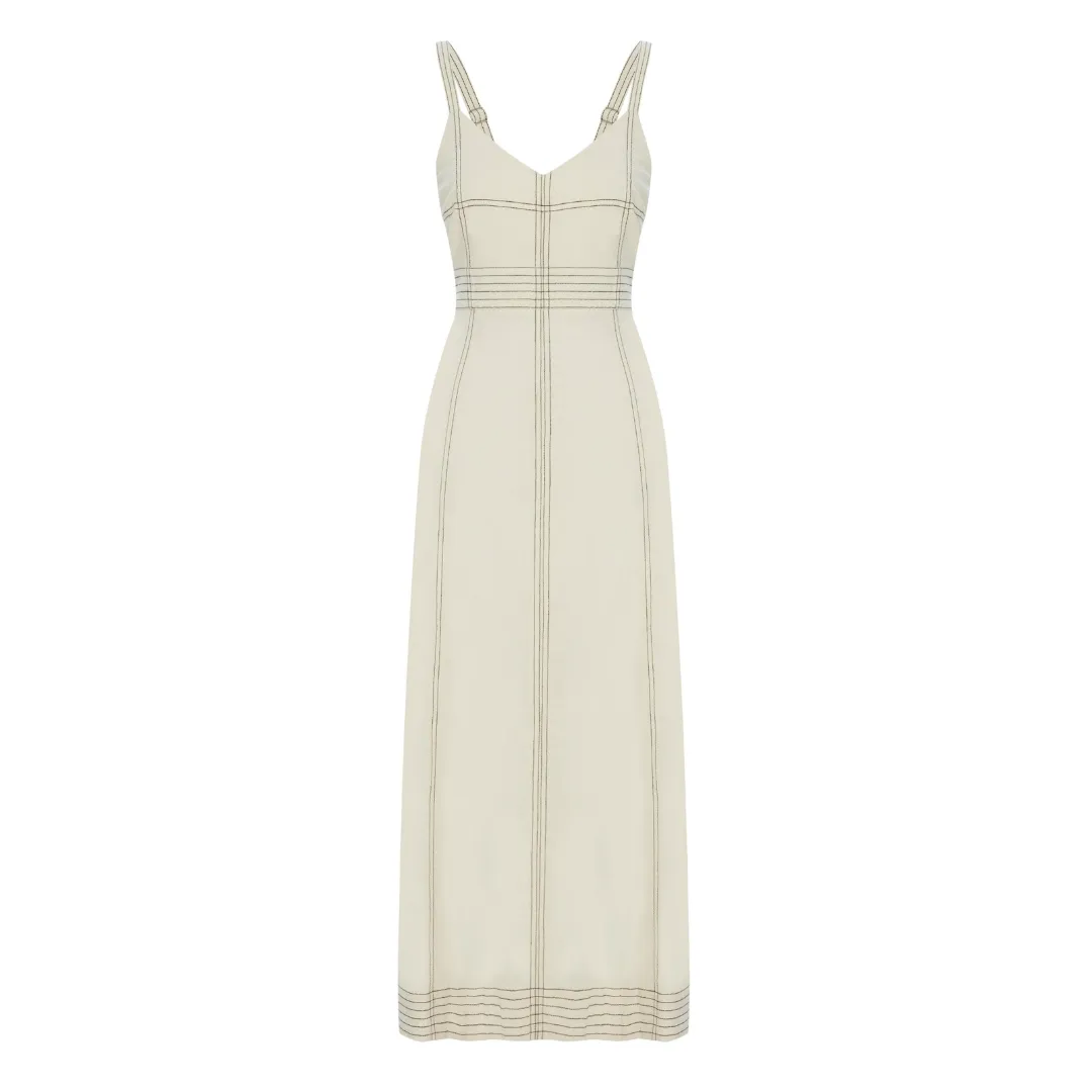 Eva Maxi Dress - Natural