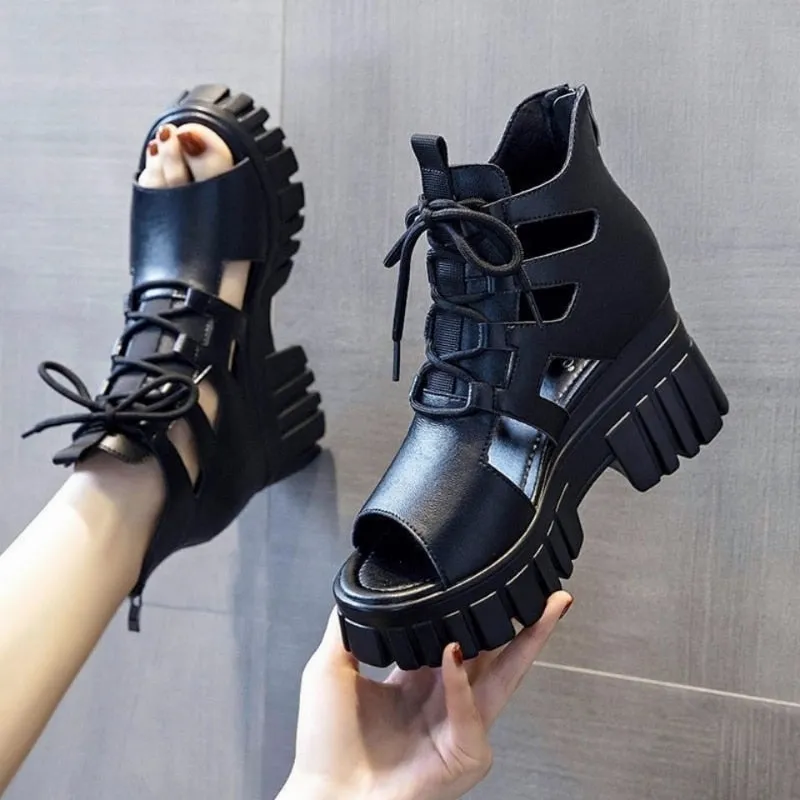 Felicia Platform Roman Sandals