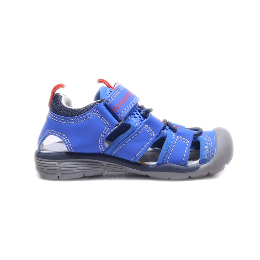 Fila Flat Sandals Fabric Blue Colour For Kids