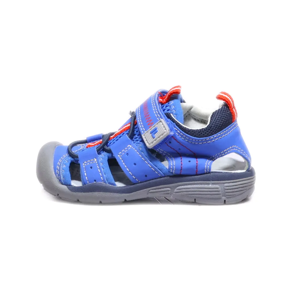 Fila Flat Sandals Fabric Blue Colour For Kids