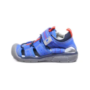 Fila Flat Sandals Fabric Blue Colour For Kids