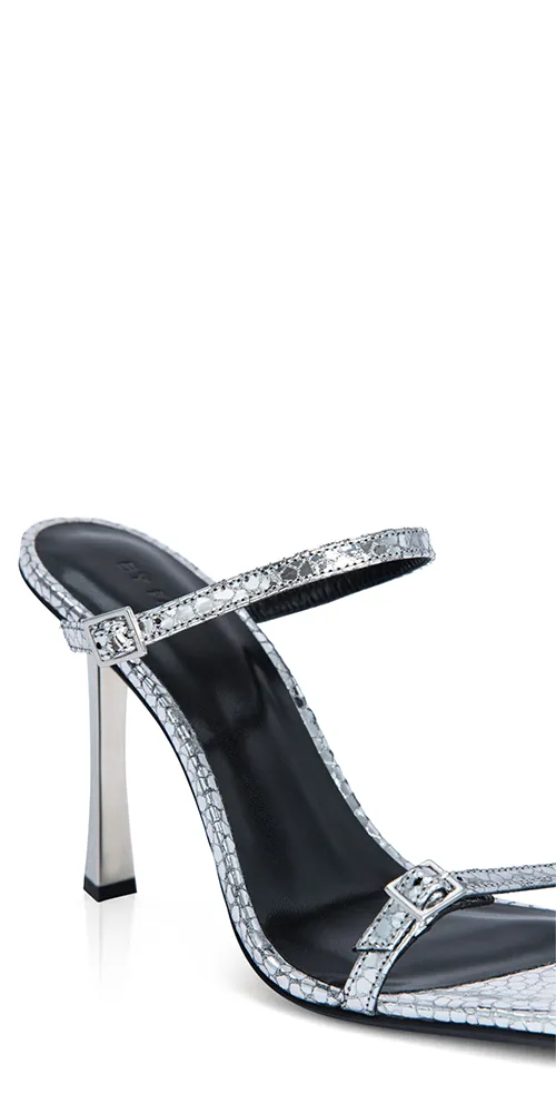 Flick Heels Silver Flagstone