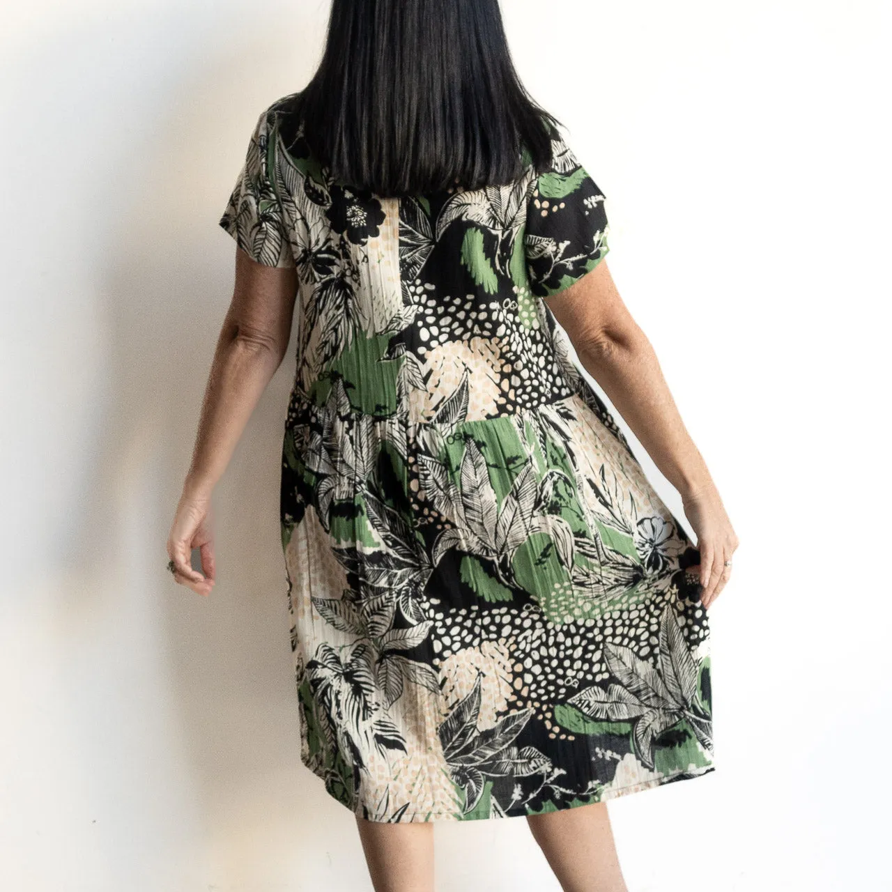 Flow Smock Dress by Orientique Australia - Nungwi - 20042