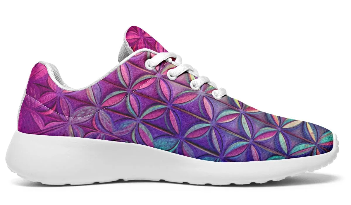 Flower Life Magenta Classic Sneakers