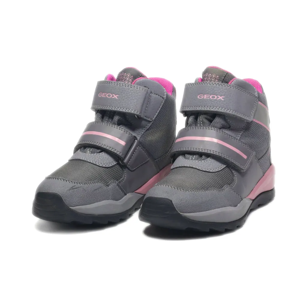 Geox Ankle Boots Fabric Grey Colour For Kids