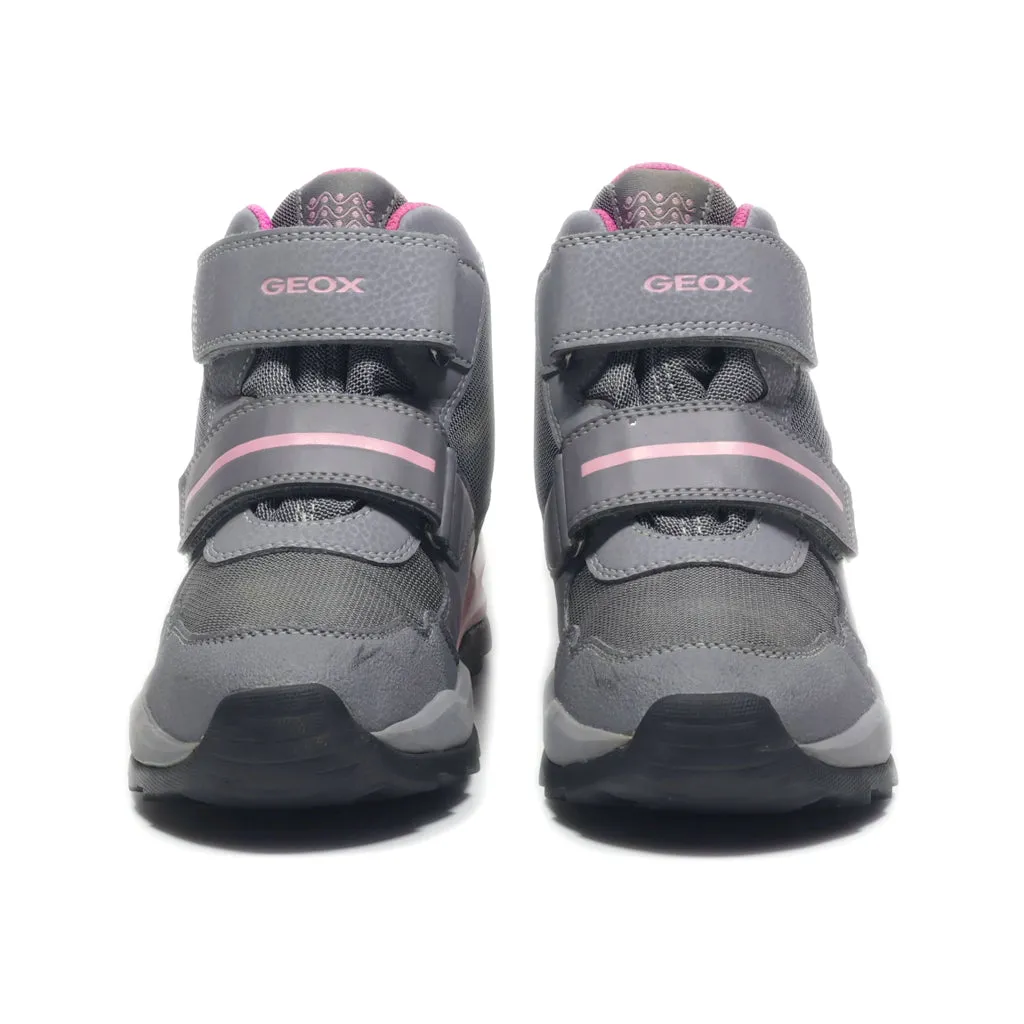 Geox Ankle Boots Fabric Grey Colour For Kids