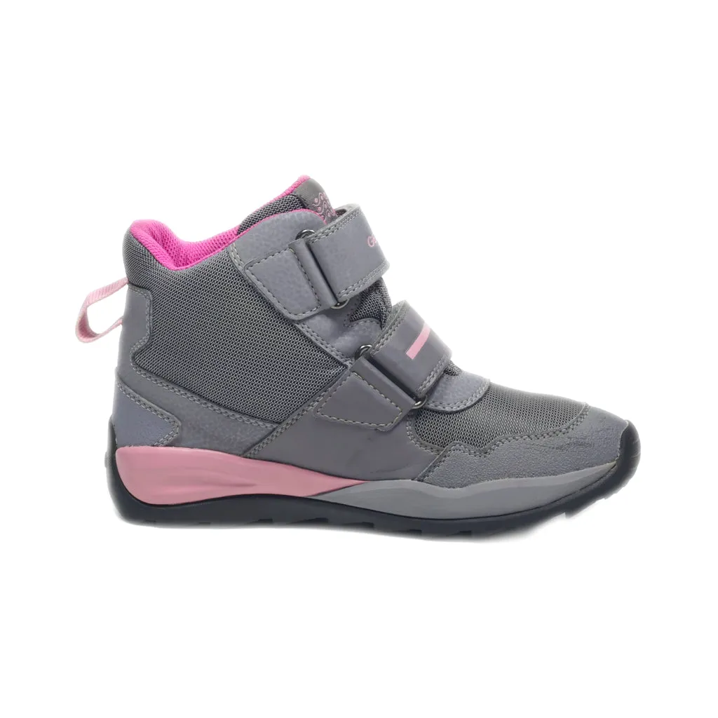 Geox Ankle Boots Fabric Grey Colour For Kids