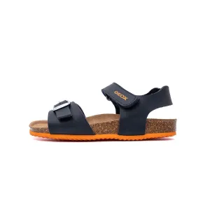 Geox J Ghita B.B Strap Flat Sandals Leather Multicolour Colour For Kids