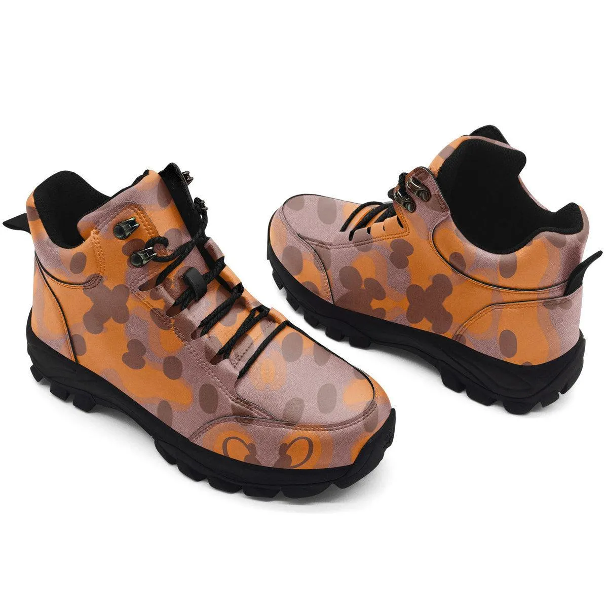 German World War 2 (WWII) Plane Tree (Platanenmuster) Autumn CAMO Hiking Shoes