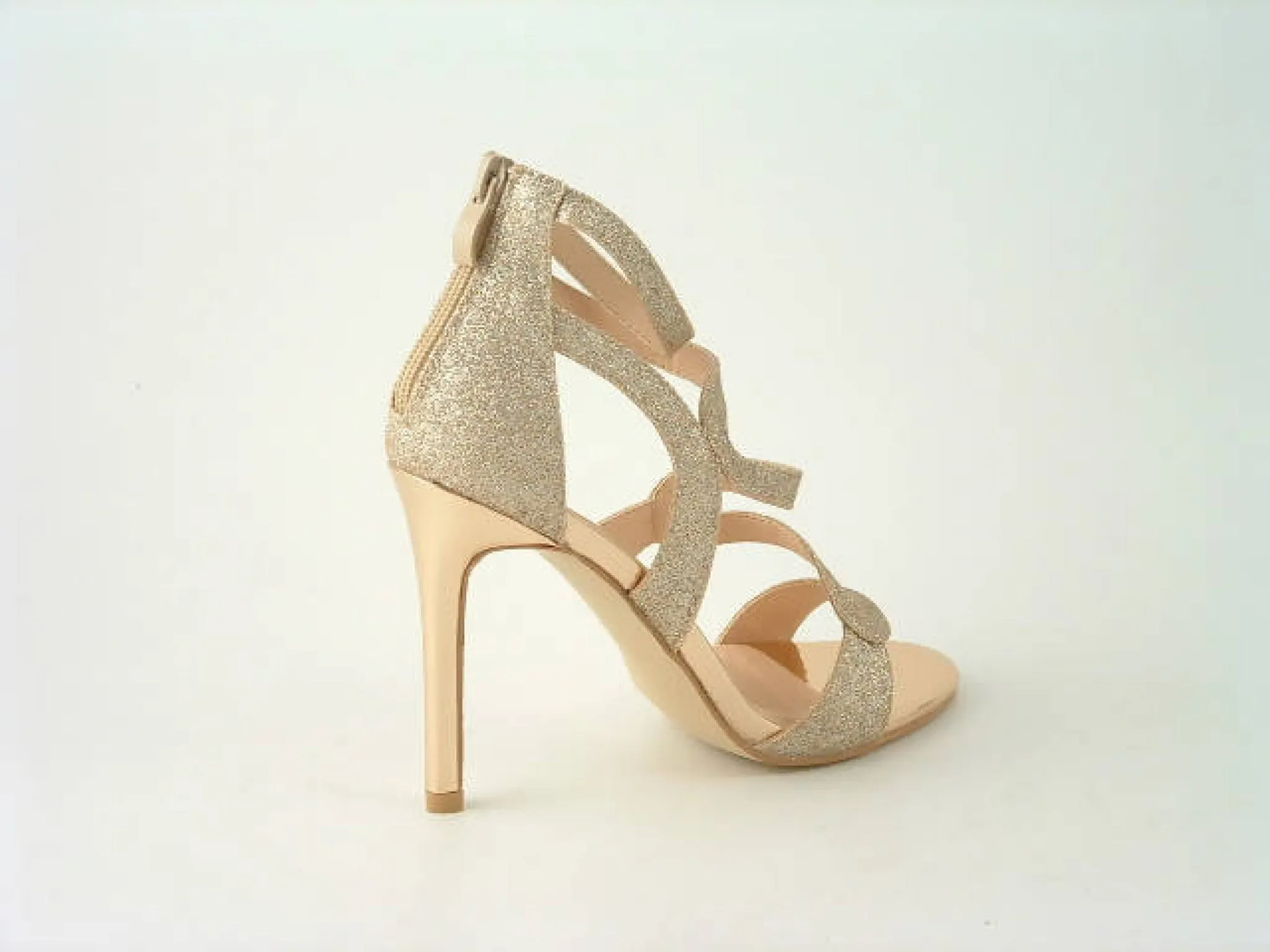 Glitz Shoes Divine Glitter High Heel Sandals