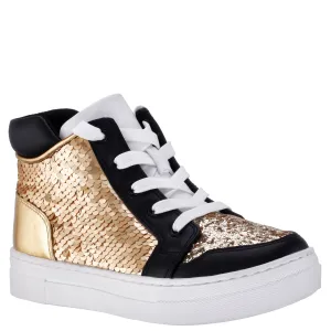 Gold Sequin Glitter Hightop