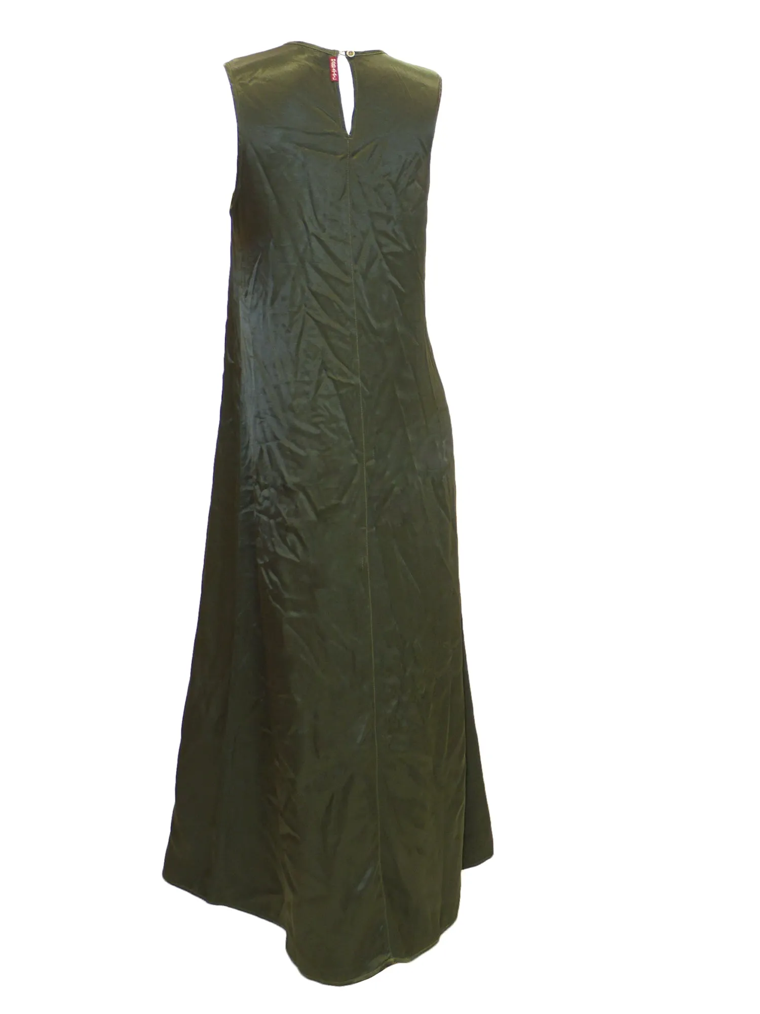 Hard Tail Satin Maxi Dress (Style: SAT-47)