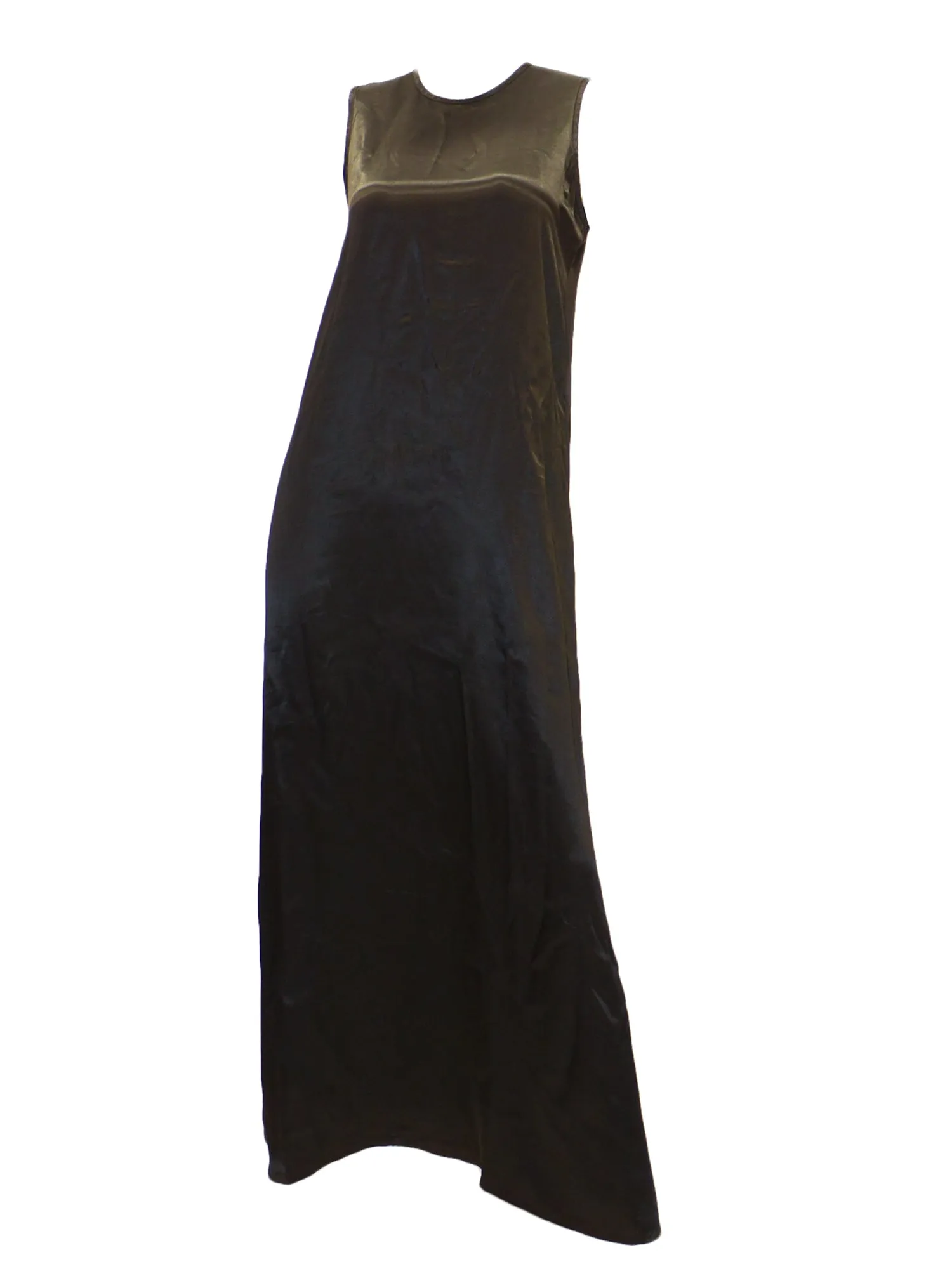 Hard Tail Satin Maxi Dress (Style: SAT-47)