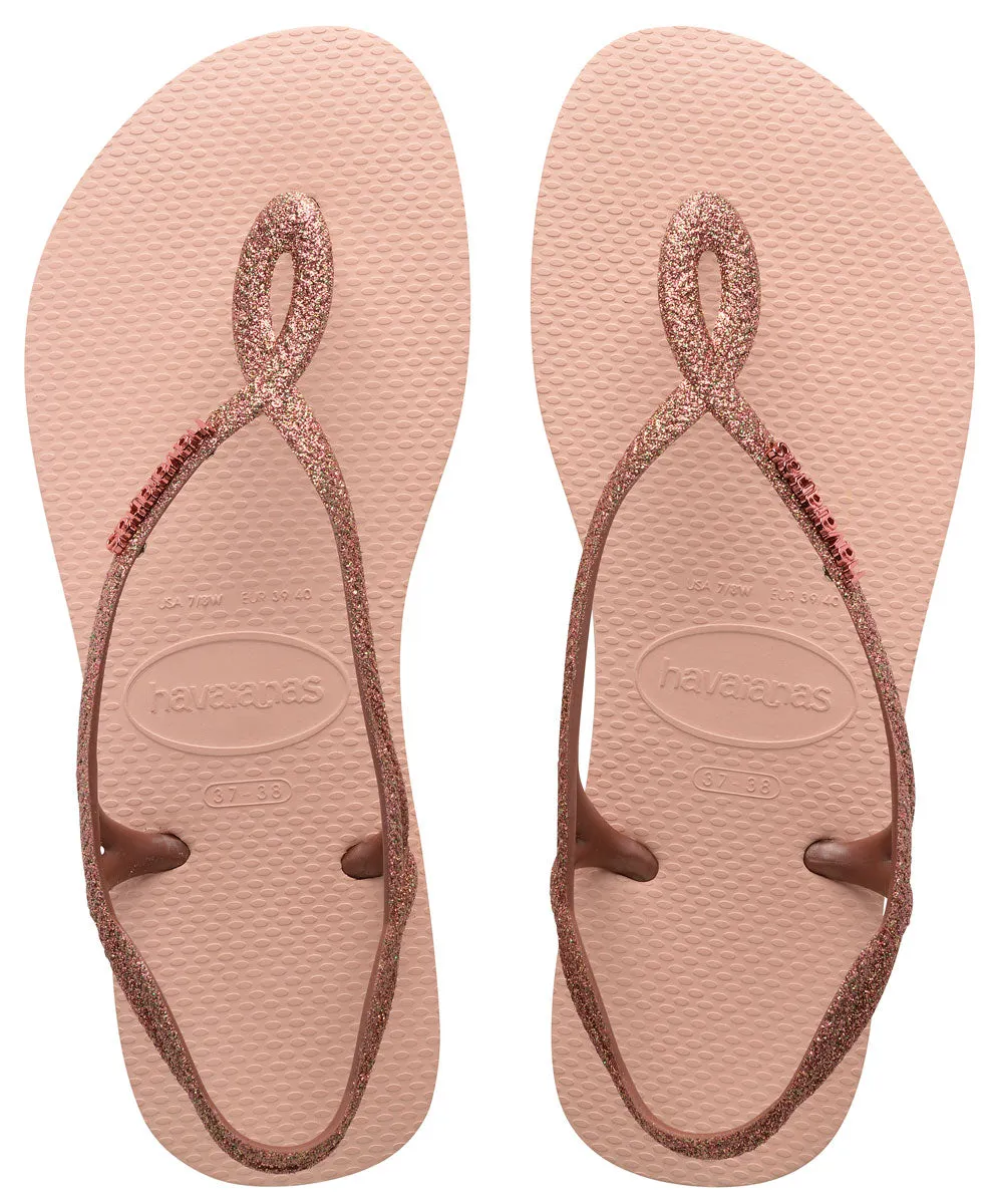 Havaianas Luna Premium II In Rose Gold