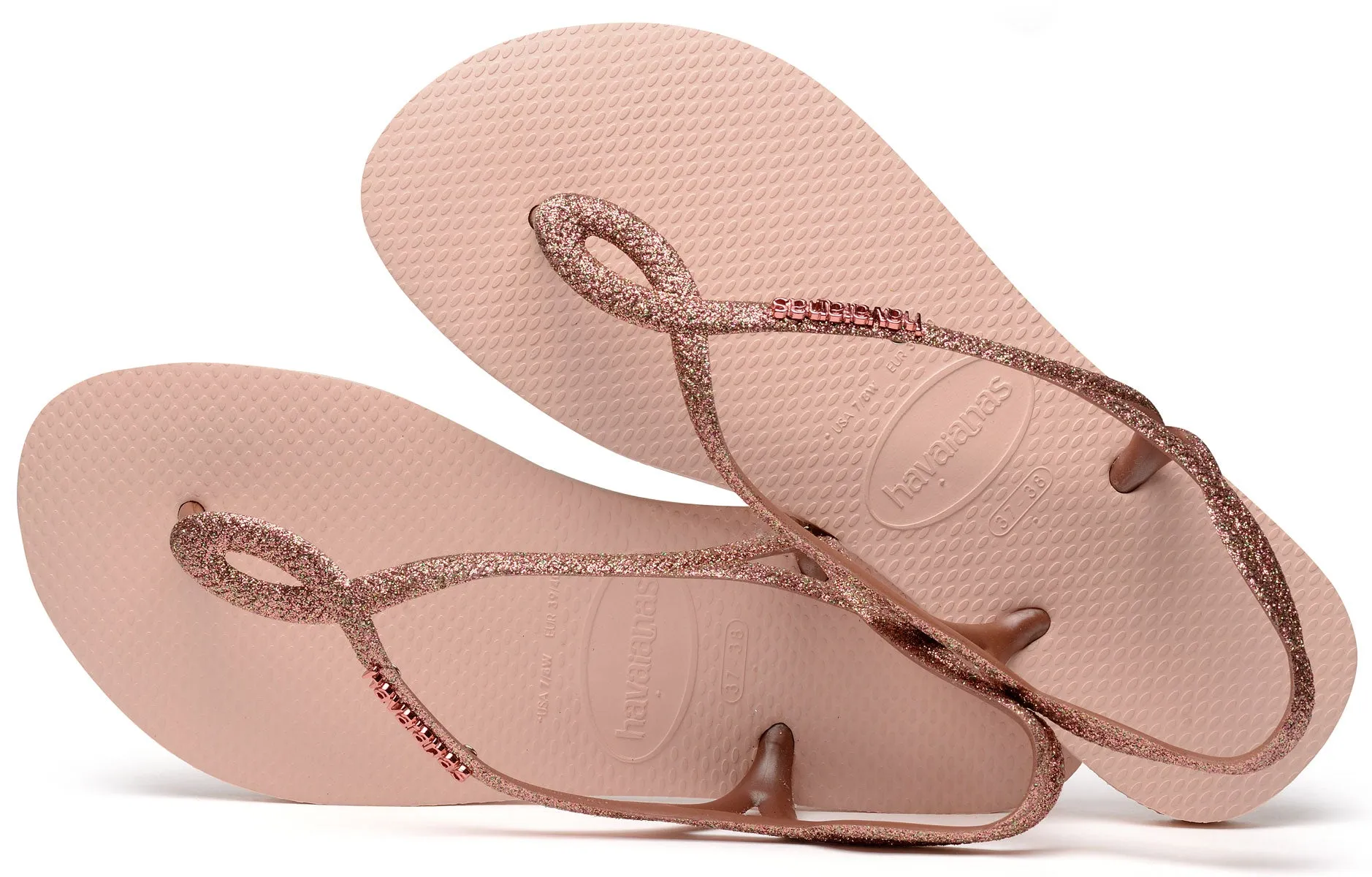 Havaianas Luna Premium II In Rose Gold