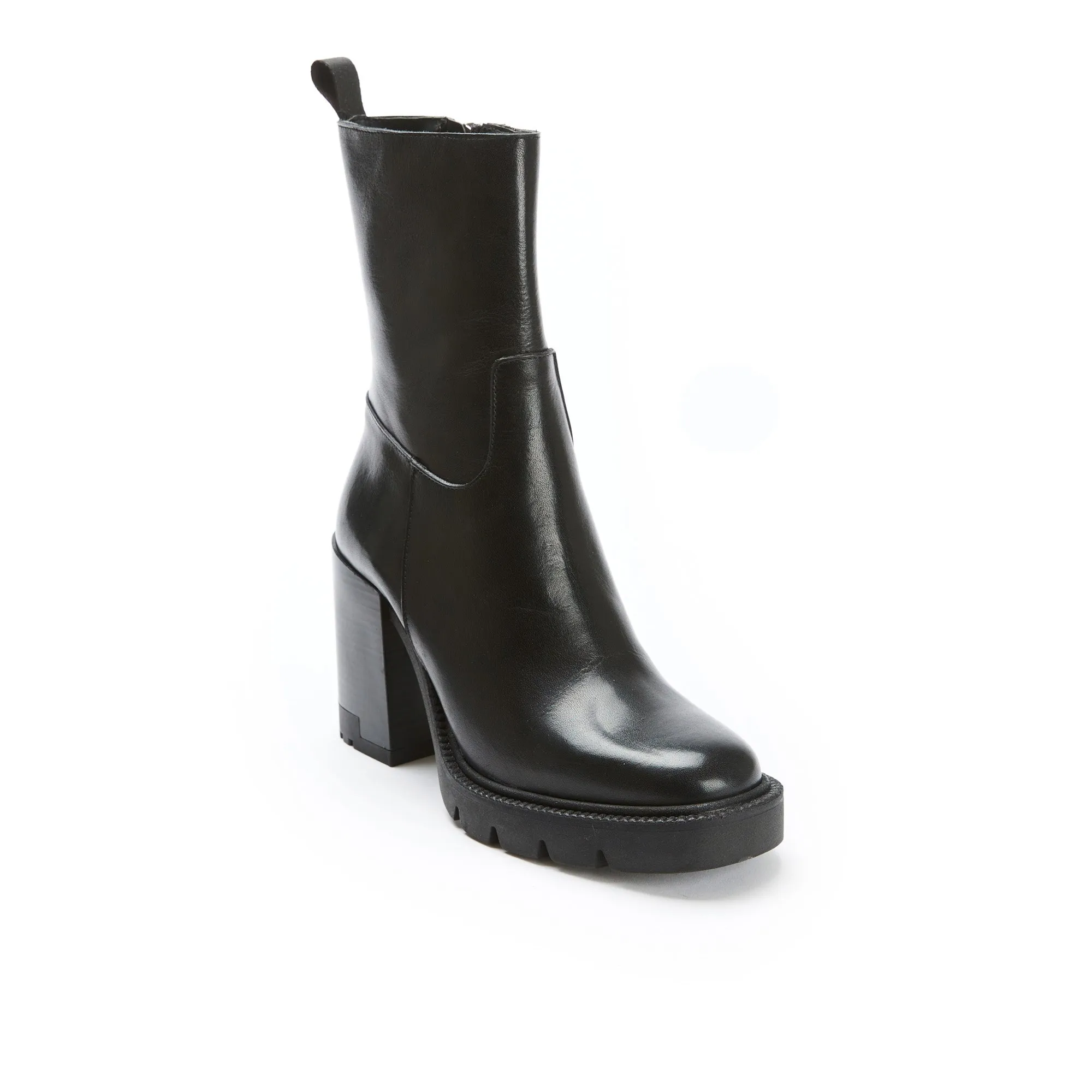 Heeled boot black