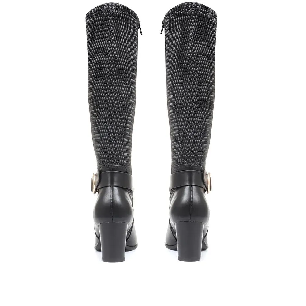 Heeled Knee High Boots - BELTRE34017 / 320 398