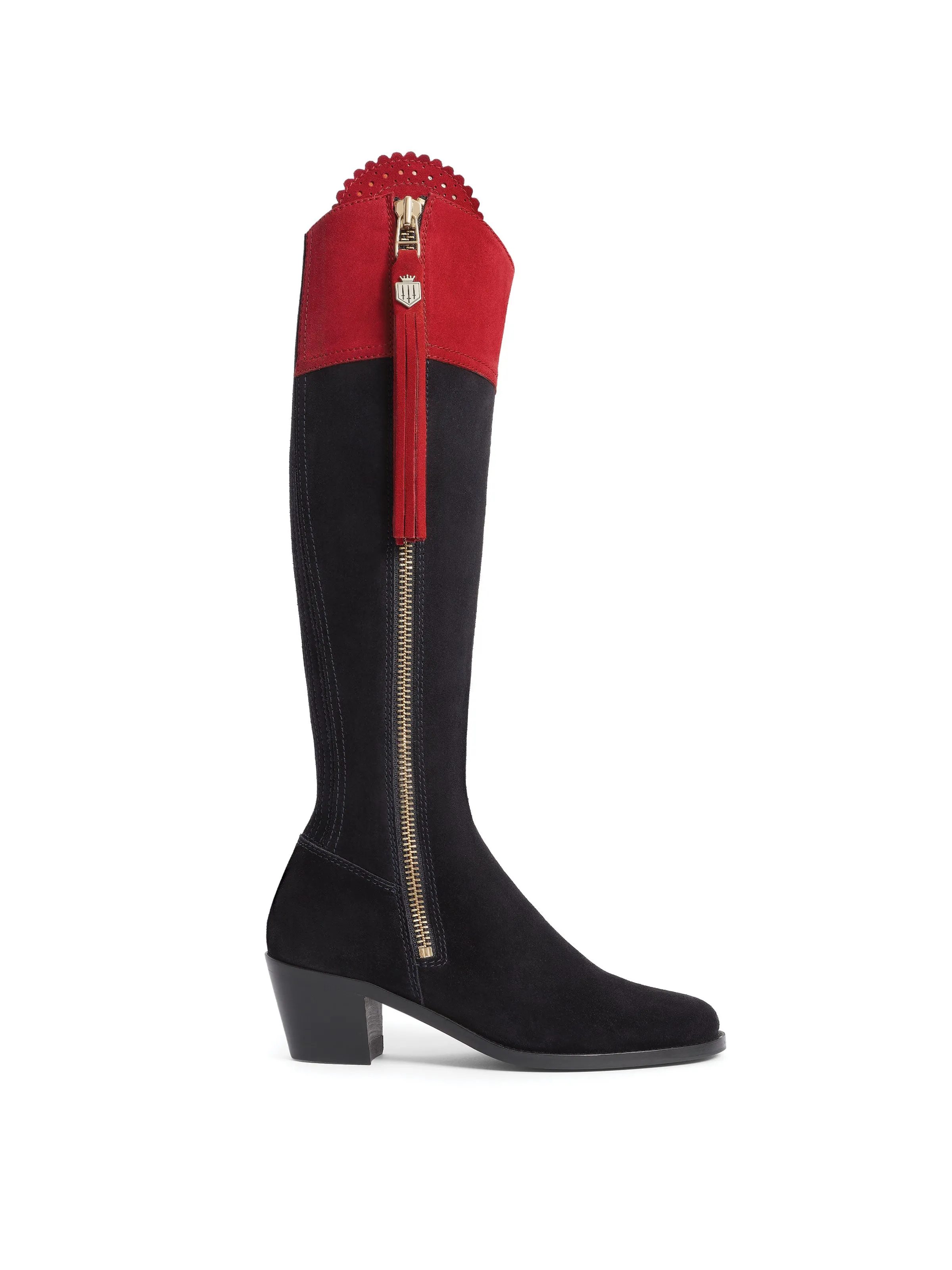 Heeled Regina (Regular Fit) - British Equestrian Red & Navy