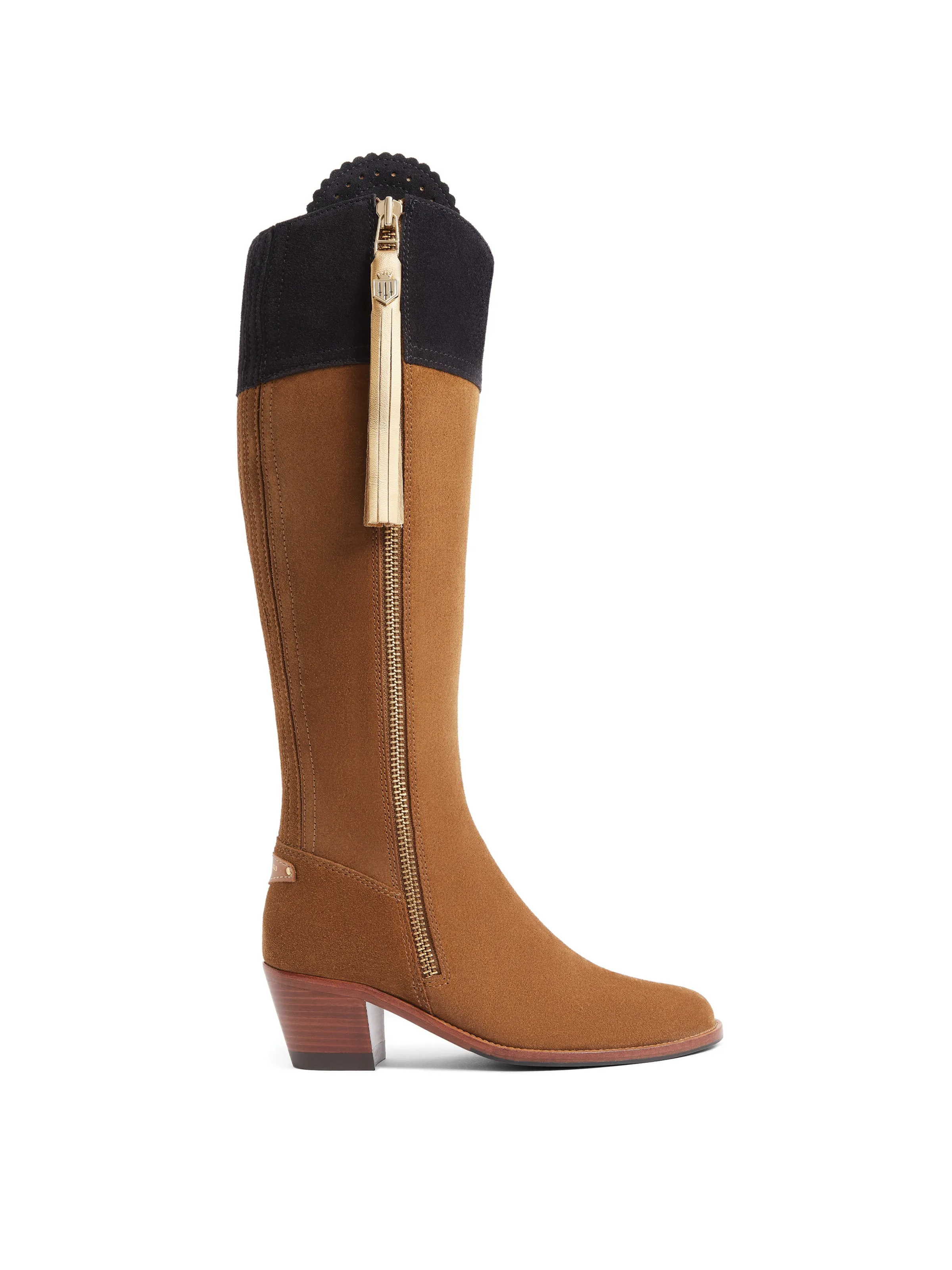 Heeled Regina (Sporting Fit) - Tan & Navy (10 Year Anniversary)