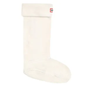 HUNTER FLEECE BOOT SOCKS TALL CREAM