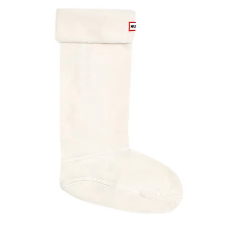 HUNTER FLEECE BOOT SOCKS TALL CREAM