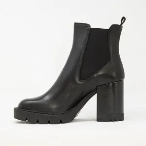 Jane Galland Black Leather Chelsea Boots