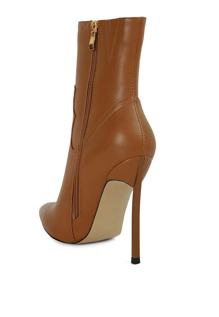 jenner high heel cowboy ankle boots