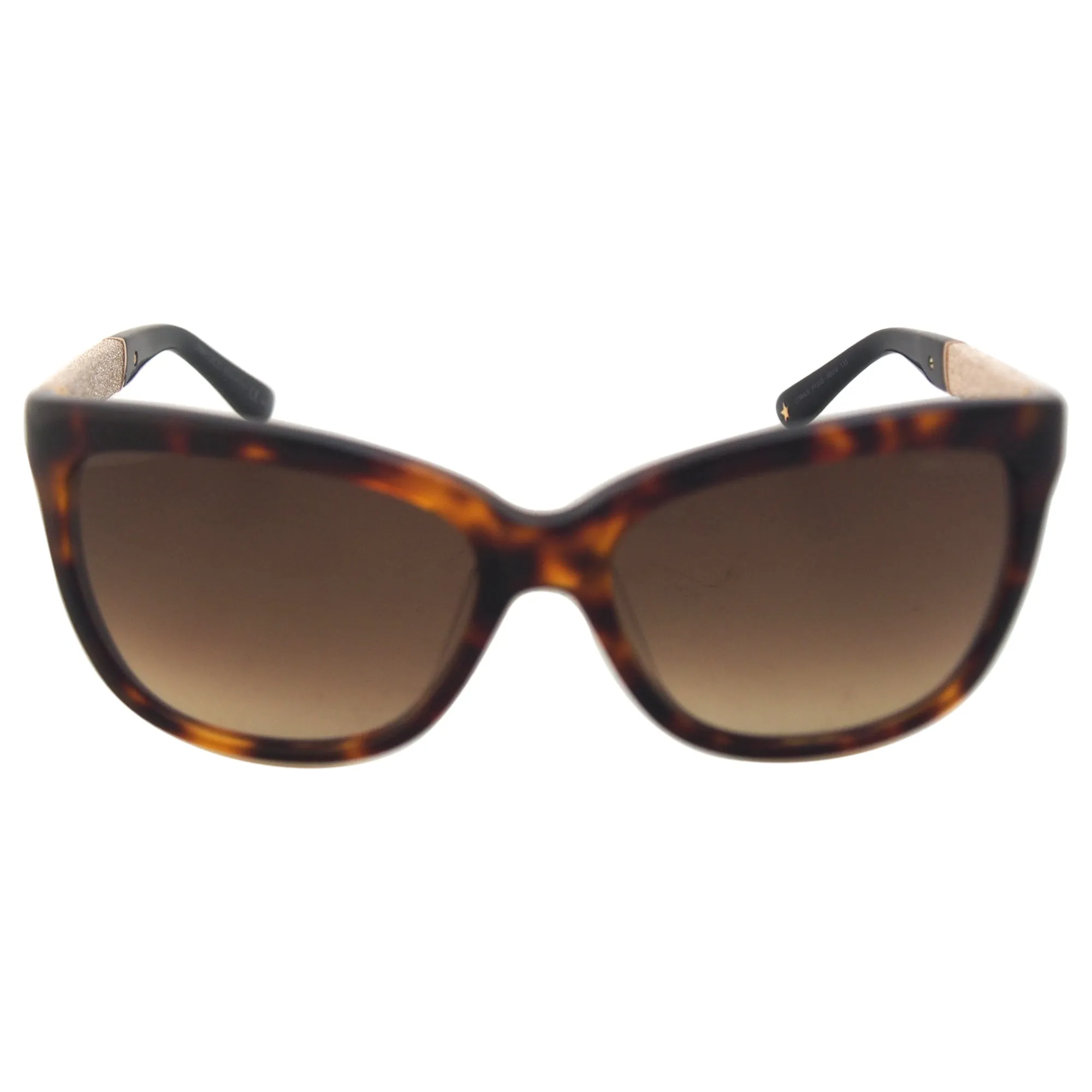 Jimmy Choo Cora/S Sunglasses - 0FA5 Dark Havana (JD Brown Gradient Lens) - 56mm